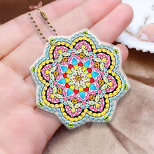Afbeelding in Gallery-weergave laden, Diamond Painting Sleutelhangers 5D Mandala Bloemen 5 Stuks