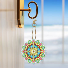 Afbeelding in Gallery-weergave laden, Diamond Painting Sleutelhangers 5D Mandala Bloemen 5 Stuks