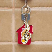 Afbeelding in Gallery-weergave laden, Diamond Painting Sleutelhanger 5D Melodie 5 Stuks