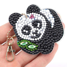Afbeelding in Gallery-weergave laden, Diamond Painting Sleutelhanger 5D Panda