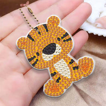 Afbeelding in Gallery-weergave laden, Diamond Painting Sleutelhanger 5D met Dieren 5 Stuks
