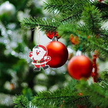 Afbeelding in Gallery-weergave laden, Diamond Painting Sleutelhangers 5D Kerst 5 Stuks