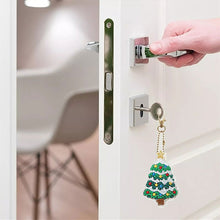 Afbeelding in Gallery-weergave laden, Diamond Painting Sleutelhangers 5D Kerst 5 Stuks