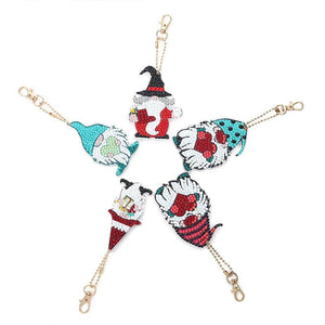 Diamond Painting Sleutelhanger 5D Dwergen Set 2