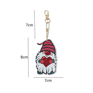 Diamond Painting Sleutelhanger 5D Dwergen Set 2