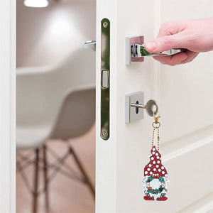 Sleutelhanger Diamond Painting 5D Dwergen Set 1