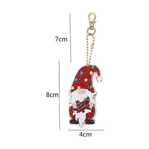 Sleutelhanger Diamond Painting 5D Dwergen Set 1