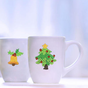 Diamond Painting Sticker Set "Vrolijk Kerstfeest" voor Kinderen