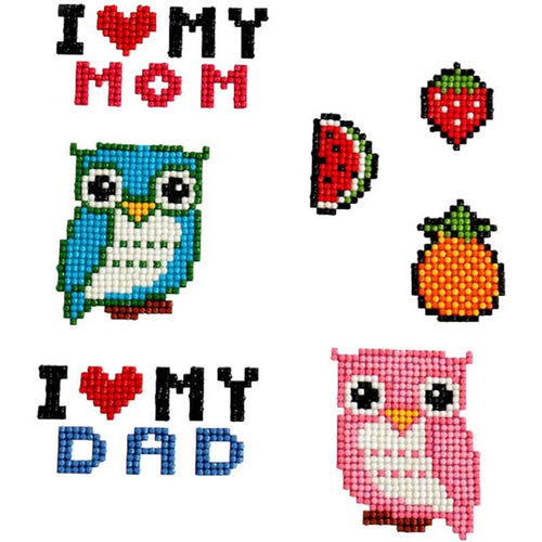 Set van Diamond Painting Stickers 