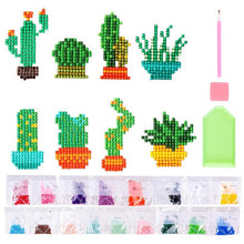 Afbeelding in Gallery-weergave laden, Diamond Painting Cactus Stickerset voor Kinderen