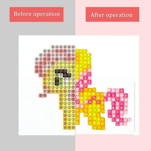 Diamond Painting 5D 18 Stickers Dieren