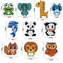 Afbeelding in Gallery-weergave laden, Diamond Painting Stickerset met Dieren voor Kinderen