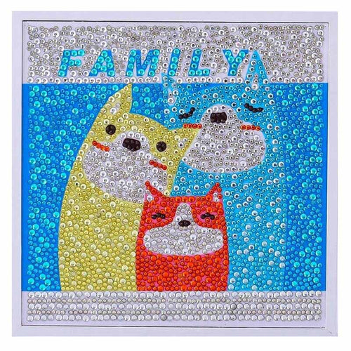 Diamond Painting 5D Kit voor Kinderen met Fotolijstje
