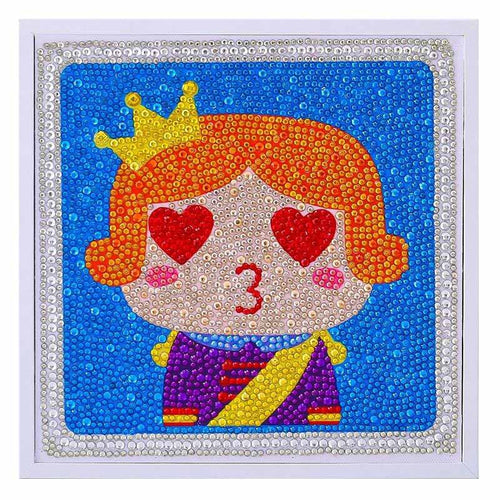 Diamond Painting Prins met Fotolijst voor Kinderen