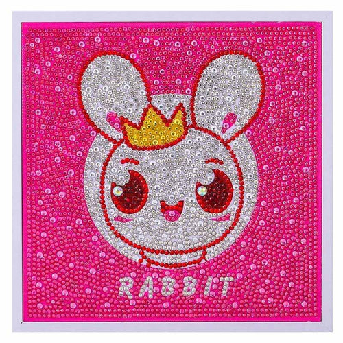 Diamond Painting Konijn met Fotolijst voor Kinderen