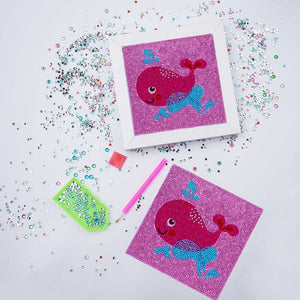 Diamond Painting Walvis voor Kinderen met Fotolijst
