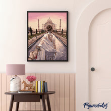 Afbeelding in Gallery-weergave laden, Schilderen op Nummer - Romantische wandeling Taj Mahal