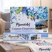 Afbeelding in Gallery-weergave laden, Schilderen op Nummer - Prachtige kust en bergen