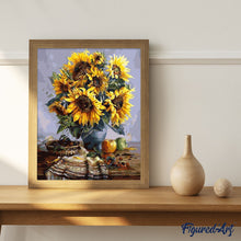 Afbeelding in Gallery-weergave laden, Schilderen op Nummer - Boeket zonnebloemen