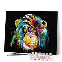 Afbeelding in Gallery-weergave laden, Schilderen op Nummer - Baviaan Pop-art