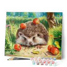 Afbeelding in Gallery-weergave laden, Schilderen op Nummer - Die egel houdt echt van kersen