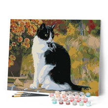 Afbeelding in Gallery-weergave laden, Schilderen op Nummer - Kat zwart-wit