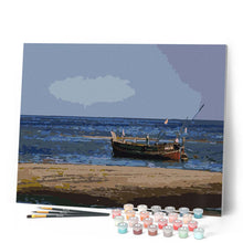 Afbeelding in Gallery-weergave laden, Schilderen op Nummer - Houten boot