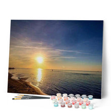 Afbeelding in Gallery-weergave laden, Schilderen op Nummer - Zonsondergang aan de zee
