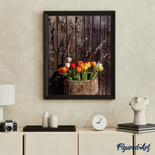 Afbeelding in Gallery-weergave laden, Schilderen op Nummer - Vat met bloemen