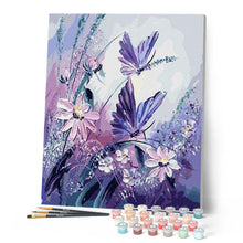 Afbeelding in Gallery-weergave laden, Schilderen op Nummer - Bloemen en vlinders