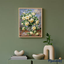 Afbeelding in Gallery-weergave laden, Schilderen op Nummer - Witte camelia's