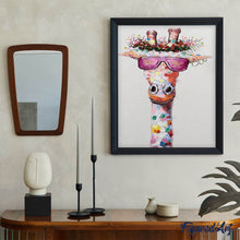 Afbeelding in Gallery-weergave laden, Schilderen op Nummer - Popart giraf met bril