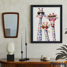 Afbeelding in Gallery-weergave laden, Schilderen op Nummer - Popart giraffenfamilie