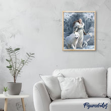Afbeelding in Gallery-weergave laden, Schilderen op Nummer - Witte schoonheid en wolven