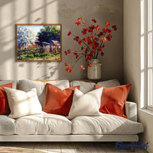Afbeelding in Gallery-weergave laden, Schilderen op Nummer - Hut en witte boom