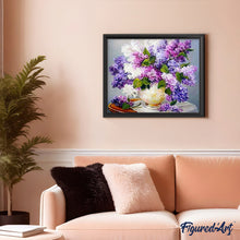 Afbeelding in Gallery-weergave laden, Schilderen op Nummer - Kleurrijke lavendel