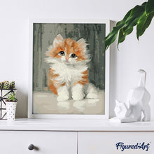 Afbeelding in Gallery-weergave laden, Schilderen op Nummer - Schattige kleine kat