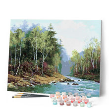 Afbeelding in Gallery-weergave laden, Schilderen op Nummer - Lente Rivier