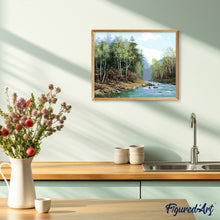 Afbeelding in Gallery-weergave laden, Schilderen op Nummer - Lente Rivier