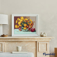 Afbeelding in Gallery-weergave laden, Schilderen op Nummer - Vaas met Zonnebloemen en Appels