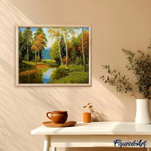 Afbeelding in Gallery-weergave laden, Schilderen op Nummer - Wilde rivier en waterval