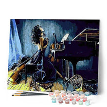 Afbeelding in Gallery-weergave laden, Schilderen op Nummer - Getalenteerde pianist