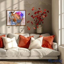 Afbeelding in Gallery-weergave laden, Schilderen op Nummer - Regenboog Zebra