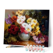 Afbeelding in Gallery-weergave laden, Schilderen op Nummer - Vaas chrysanten