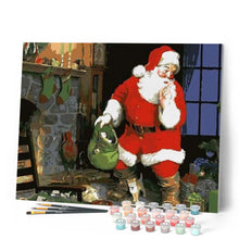 Afbeelding in Gallery-weergave laden, Schilderen op Nummer - Kerstman cadeau