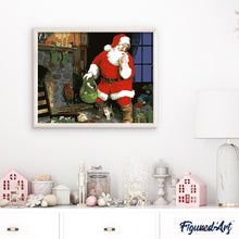 Afbeelding in Gallery-weergave laden, Schilderen op Nummer - Kerstman cadeau
