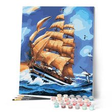 Afbeelding in Gallery-weergave laden, Schilderen op Nummer - Zeilschip
