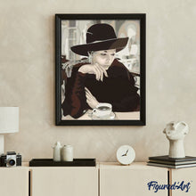 Afbeelding in Gallery-weergave laden, Schilderen op Nummer - Elegante vrouwen en koffiemok