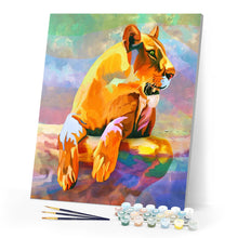 Afbeelding in Gallery-weergave laden, Schilderen op Nummer - Pop Art Leeuwin