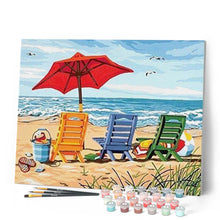 Afbeelding in Gallery-weergave laden, Schilderen op Nummer - Strandstoelen